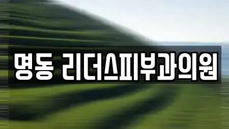 명동 리더스피부과의원