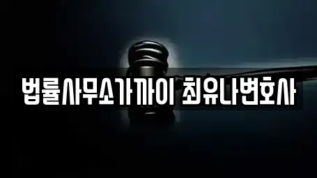 법률사무소가까이 최유나변호사