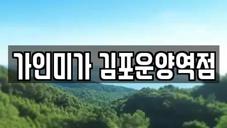 가인미가 김포운양역점