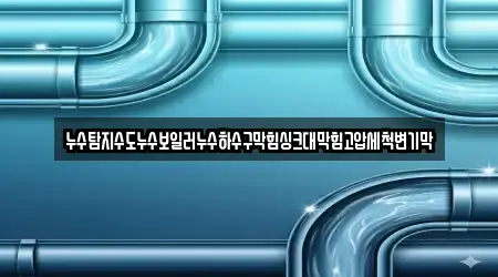누수탐지수도누수보일러누수하수구막힘싱크대막힘고압세척변기막