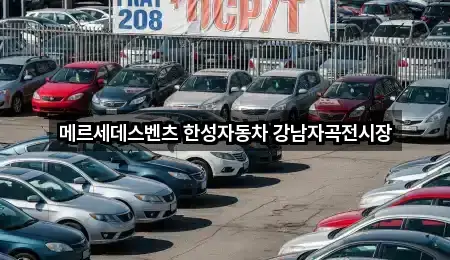 메르세데스벤츠 한성자동차 강남자곡전시장