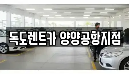 강원 양양군 렌트카 전문 독도렌트카 양양공항지점