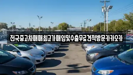 경기 파주시 금릉동 중고차 전문 전국중고차매매최고가매입및수출무료견적방문카카오카