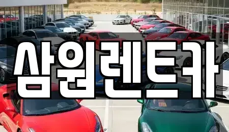 경기도 남양주시 퇴계원읍 렌트카 전문 삼원렌트카