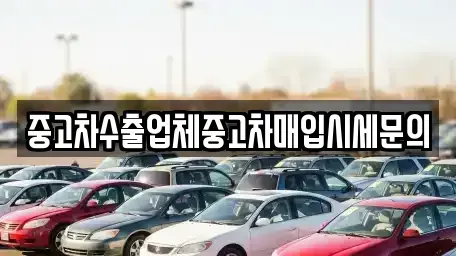 경기도 부천시 원미구 소사동 중고차매입 전문 중고차수출업체중고차매입시세문의
