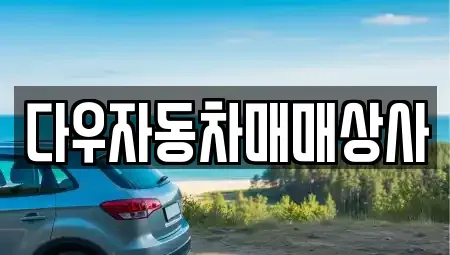 경기도 화성시 병점동 중고차 전문 다우자동차매매상사