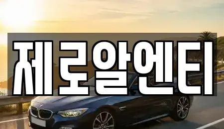 경남 진주시 이반성면 렌트카 전문 제로알엔티