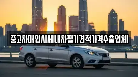 경남 진주시 장대동 중고차매입 전문 중고차매입시세내차팔기견적가격수출업체