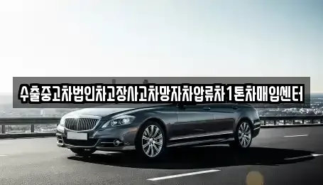 경북 청도군 각북면 중고차 전문 수출중고차법인차고장사고차망자차압류차1톤차매입센터