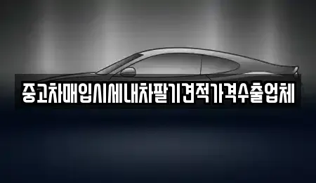 경상북도 상주시 서문동 중고차매입 전문 중고차매입시세내차팔기견적가격수출업체