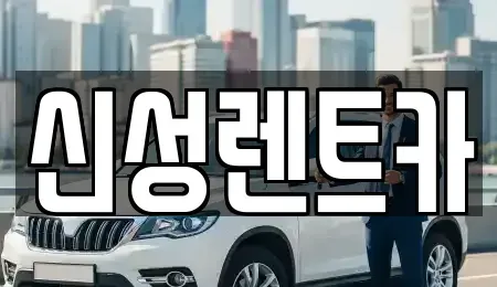 광주광역시 북구 매곡동 렌트카 전문 신성렌트카