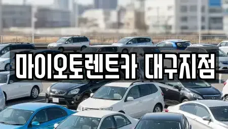 대구 수성구 장기렌트카 전문 마이오토렌트카 대구지점