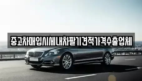 대구 수성구 중고차매입 전문 중고차매입시세내차팔기견적가격수출업체