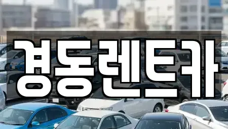 대구광역시 중구 동일동 렌트카 전문 경동렌트카