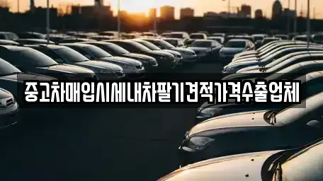 대전 대덕구 목상동 중고차매입 전문 중고차매입시세내차팔기견적가격수출업체