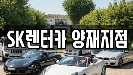 서울 서초구 양재동 장기렌트카 전문 SK렌터카 양재지점