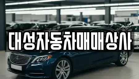 인천광역시 미추홀구 문학동 중고차 전문 대성자동차매매상사