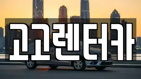 인천광역시 서구 석남동 장기렌트카 전문 고고렌터카