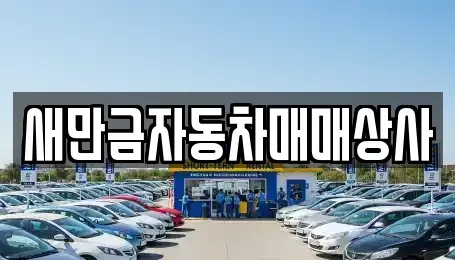 전북 군산시 영화동 중고차 전문 새만금자동차매매상사