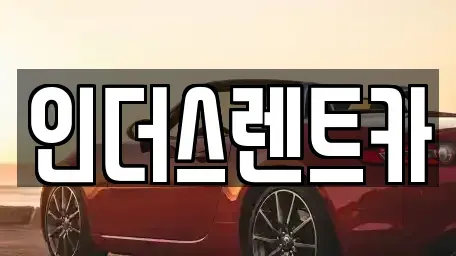 충남 천안시 동남구 신방동 렌트카 전문 인더스렌트카