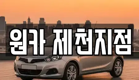 충북 제천시 중앙로1가 렌트카 전문 원카 제천지점